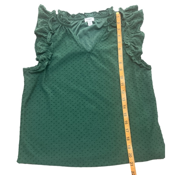 J.Crew Women’s Green Blouse With Cute Ruffles
Size:Small - Picture 4 of 6
